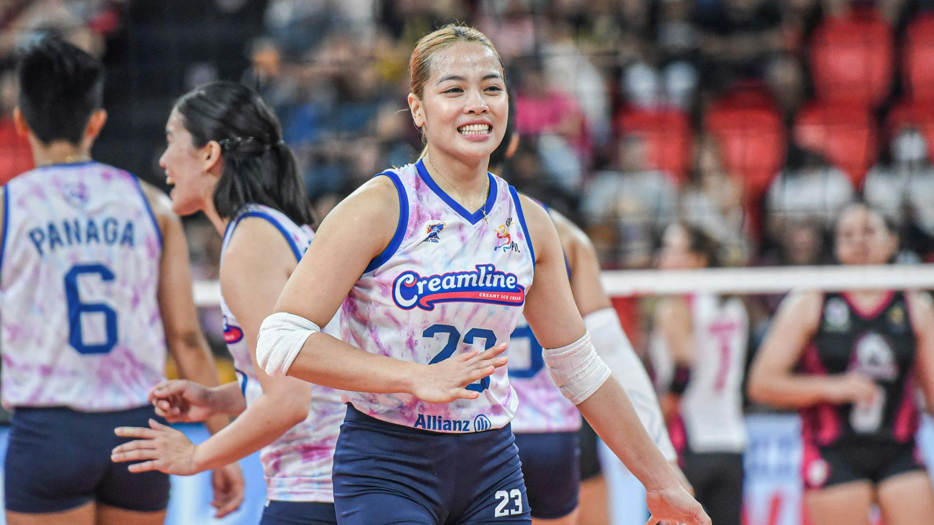 In-game adjustments propel Creamline past Akari to secure semis seat in PVL Invitational 